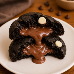 Black com Recheio de Nutella e Gotas de Chocolate Branco